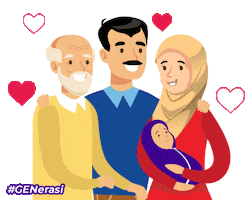 Family Love Sticker by Great Eastern Takaful