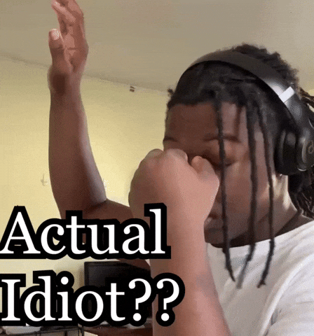 Mad Idiot GIF