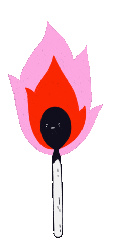 Art Burning Sticker