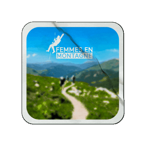 FEMMES EN MONTAGNE Sticker