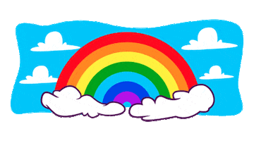 Rainbow Frase Sticker by Rain Hope World