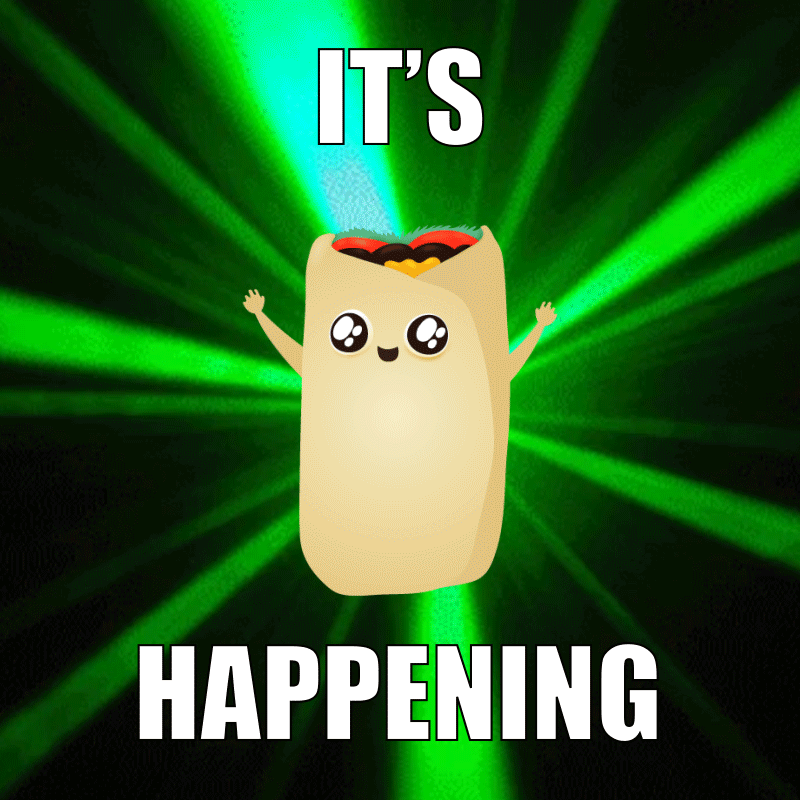 Burrito Happening GIF by Exploding Kittens Find & Share on GIPHY