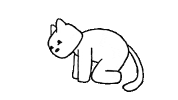 Cat Throwing Up Sticker