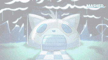Raining Sonic The Hedgehog GIF by Mashed
