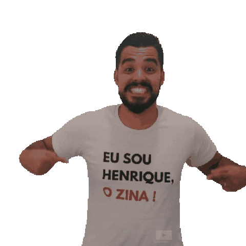 Eu sou Henrique, o Zina! Sticker