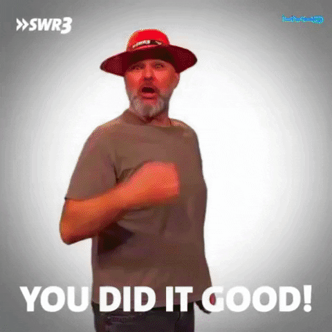 Proud Congratulations GIF by myHQ