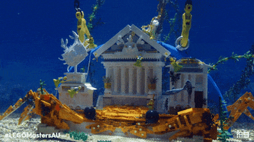 Hamish Blake Water GIF by LEGO Masters Australia