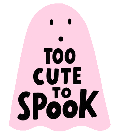 Halloween Ghost Sticker by SUPER NICE LETTERS