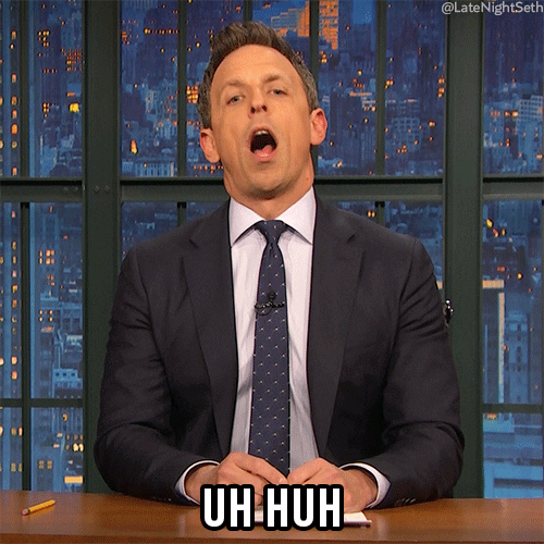 seth meyers yes GIF by Late Night with Seth Meyers