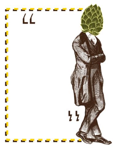 Mr. Hoppy Sticker