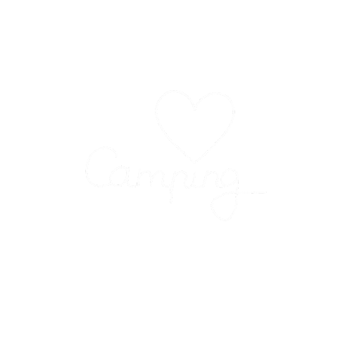 Heart Camping Sticker by Reiseausschnitte
