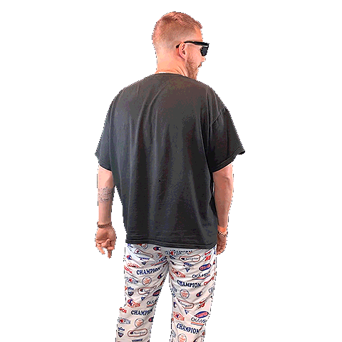 Checker Hugelthug Sticker by OX Discothek Freudenberg