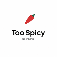 burning chilli pepper GIF by Uber Eats
