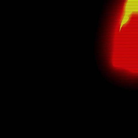 illuminaughty_art fire red sun eye GIF