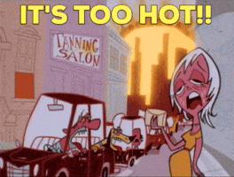 too hot heat wave GIF