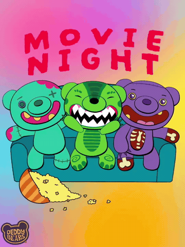 Party Popcorn GIF by DeddyBears