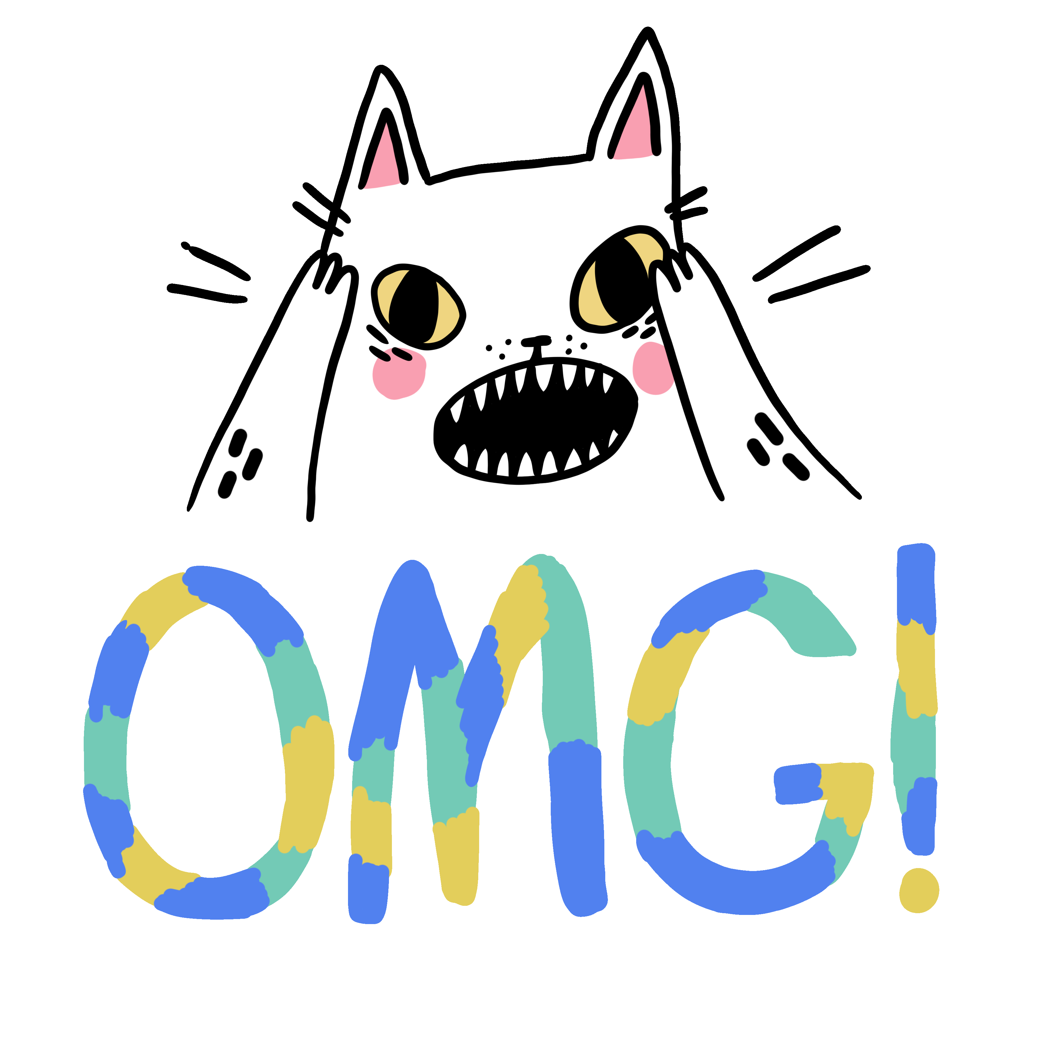 Oh My God Omg Sticker By Tobyilikecats For Ios And Android Giphy 