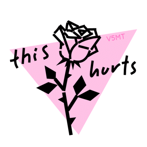 Rose Petals Love Sticker by V5MT