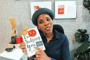 Book Judging GIF by Luvvie Ajayi Jones