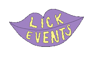 LICK EVENTS Sticker