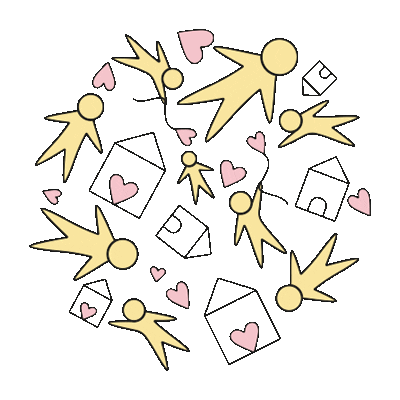 Littlepeople Sticker by selunijewels