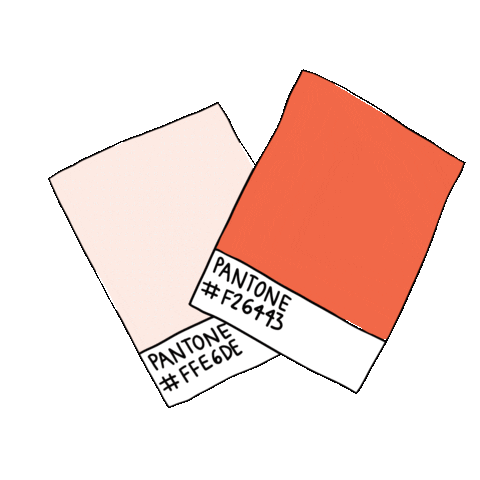 Pink Color Sticker