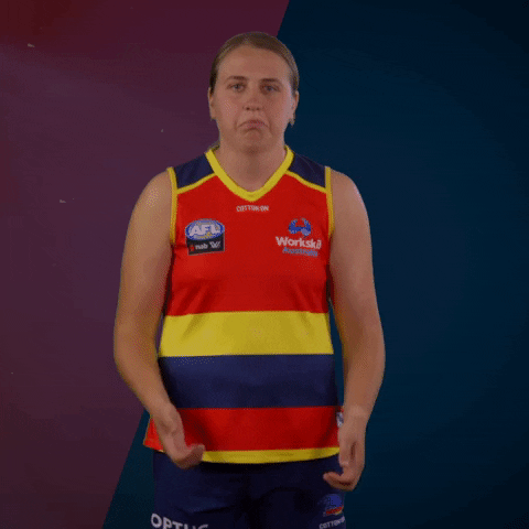 Crowsaflw Thumbs Down GIF by Adelaide Crows