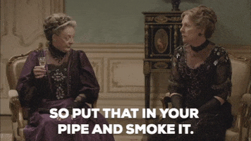 Downton Abbey Deal With It GIF by MASTERPIECE | PBS
