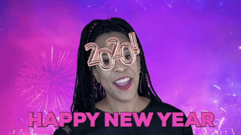 Holly Logan 2020 new year happy new year new years GIF