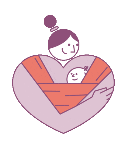 Sleep Babywearing Sticker by Nidos Y Nudos