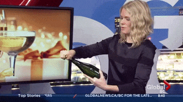 Champagne Fail GIF