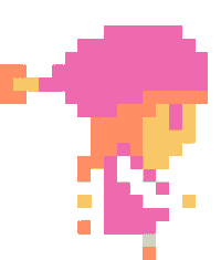 Game Characters Running Sticker