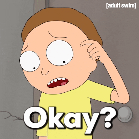 Season 1 Ok GIF by Rick and Morty
