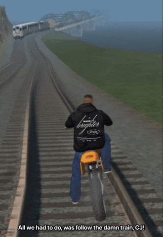 Here We Go Again Train GIF