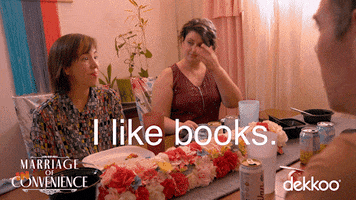 Book Club Books GIF by MyPetHippoProductions