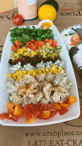 Crab Cobb Salad GIF by The Crab Place