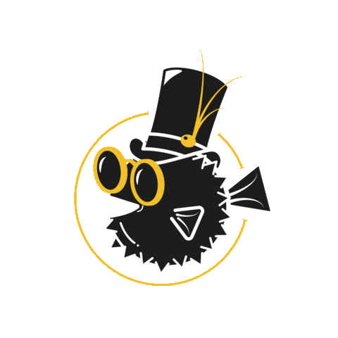 Mr. Blowfish Sticker