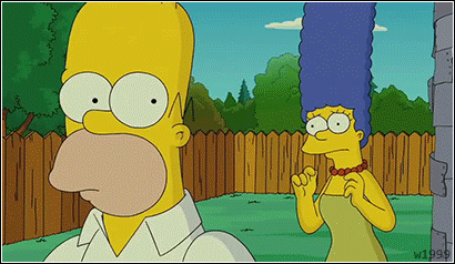 Simpsons Homer got no brain on Make a GIF