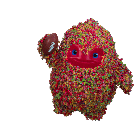 Happy Football Sticker by NERDS Candy