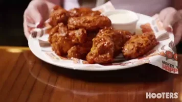 hungry buffalo wings GIF by Hooters