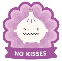 No Way Kiss Sticker by Noodoll