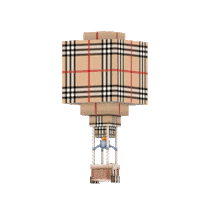 Hot Air Balloon Check Sticker by Burberry