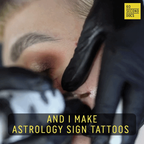 Face Tattoos GIF by 60 Second Docs