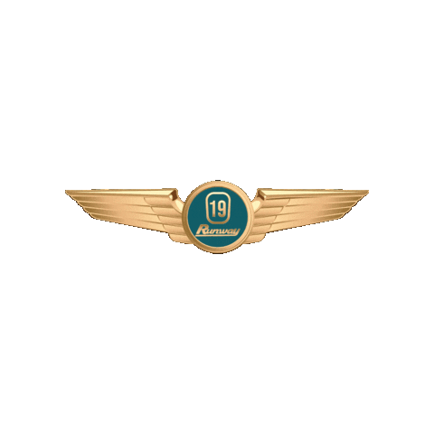 Runway 19 Coffee Co Sticker