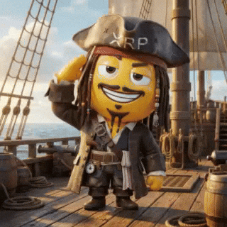 Anchor Up Johnny Depp GIF by SaluteXRPL
