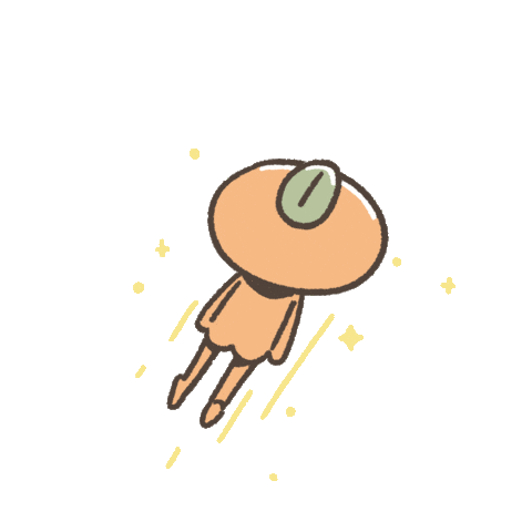 Fun Orange Sticker