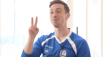 joking yeah right GIF by KAA Gent
