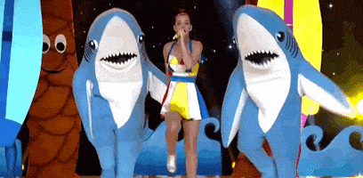 shark dancing by Katy Perry GIF Party
