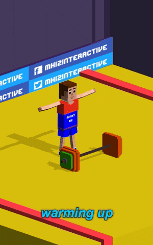 mh12 mobile games exercise olympics GIF