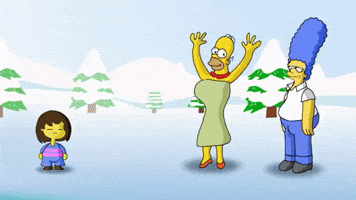 Surprised Simpsons GIF